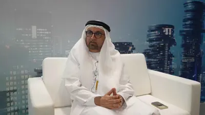 حميد محمد بن سالم الأمين العام لاتحاد غرف الإمارات على هامش قمة AIM للاستثمار بتاريخ 9-4-2025 في أبوظبي